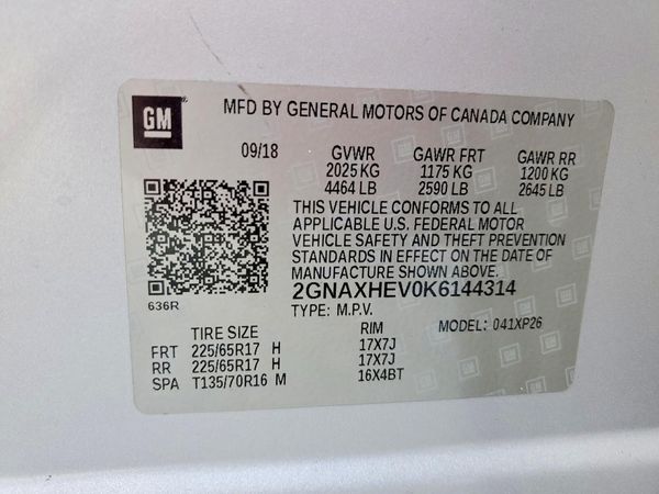 2019 CHEVROLET EQUINOX LS