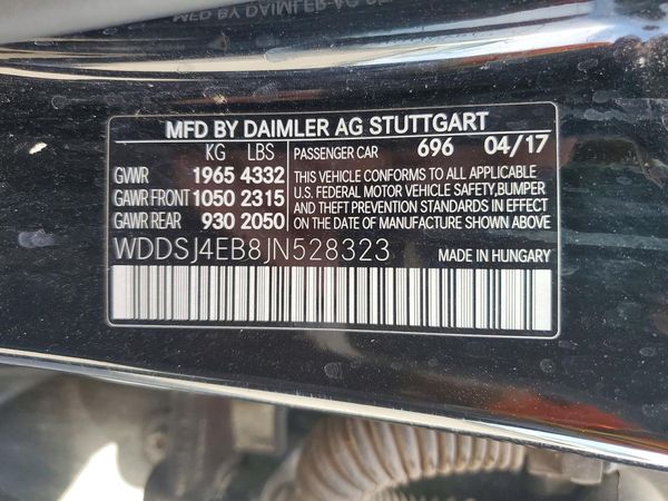 2018 MERCEDES-BENZ CLA
