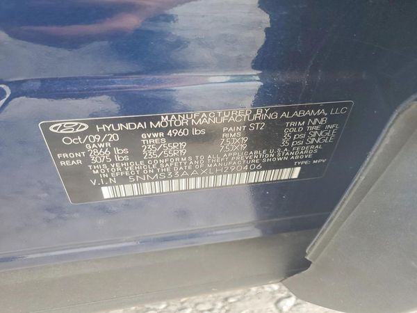 2020 HYUNDAI SANTA FE