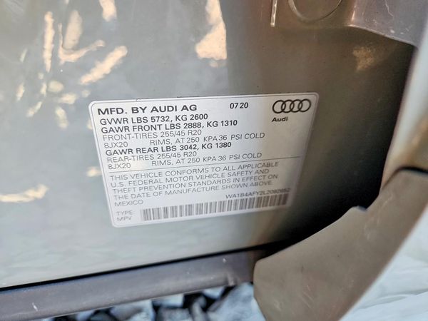 2020 AUDI SQ5 quattro Premium Plus