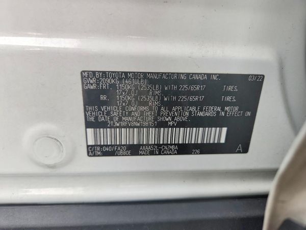 2022 TOYOTA RAV4