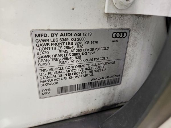 2020 AUDI Q7 quattro Premium Plus