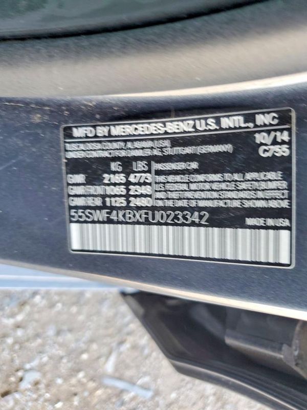 2015 MERCEDES-BENZ C