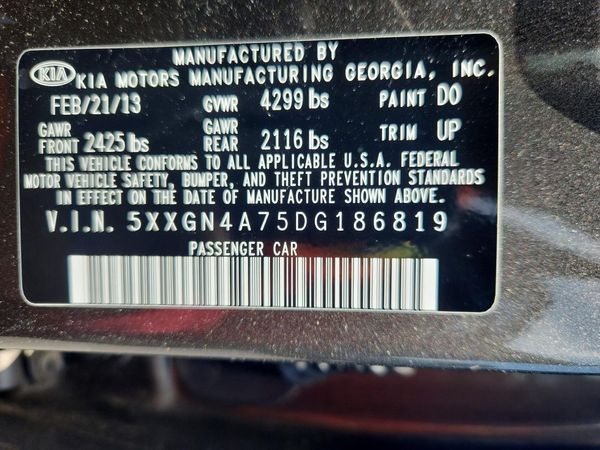 2013 KIA OPTIMA EX
