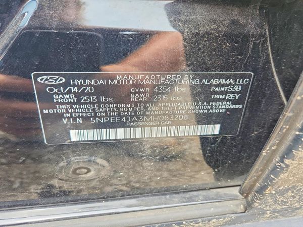 2021 HYUNDAI SONATA SEL Convenience