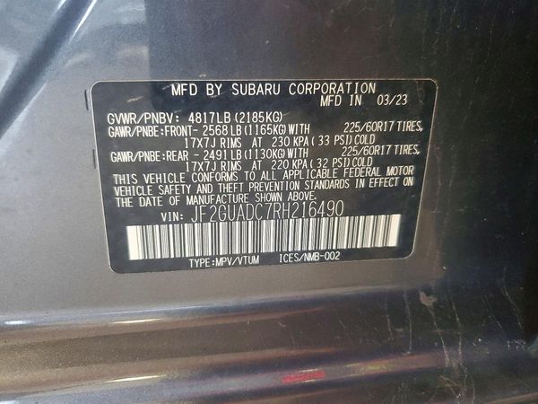 2024 SUBARU CROSSTREK Premium