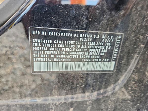 2017 VOLKSWAGEN JETTA SE