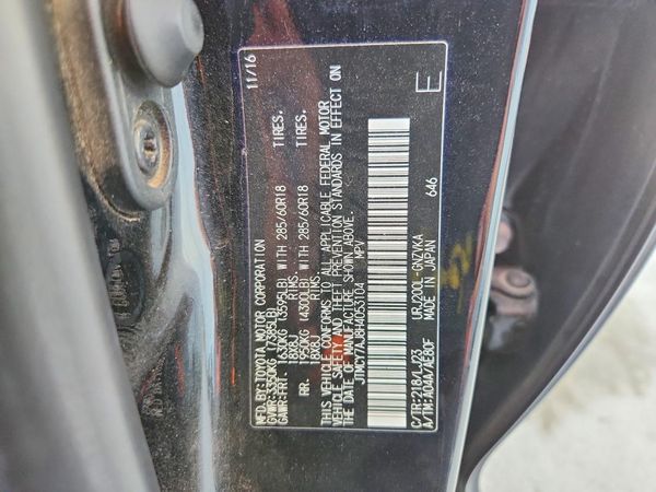 2017 TOYOTA LAND CRUISER VX-R