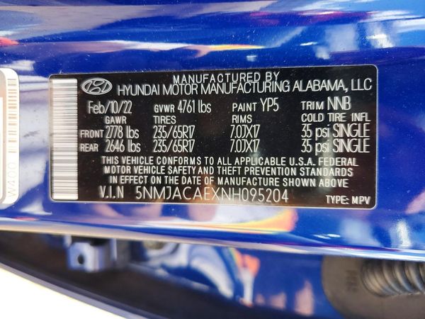 2022 HYUNDAI TUCSON SE