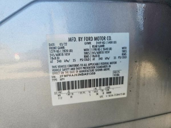 2022 FORD EDGE