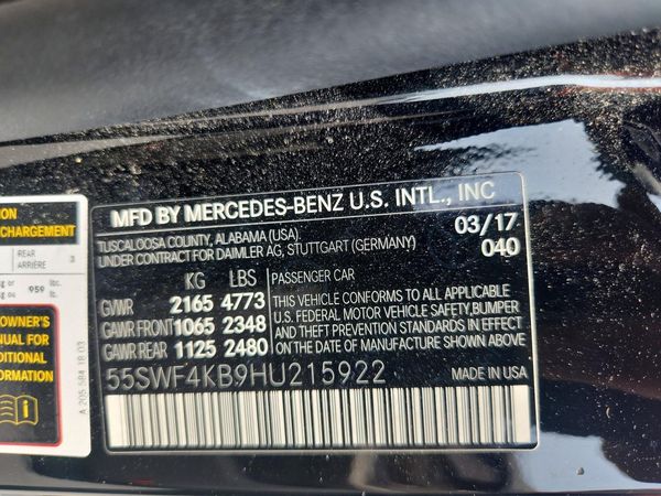 2017 MERCEDES-BENZ C C300-4M