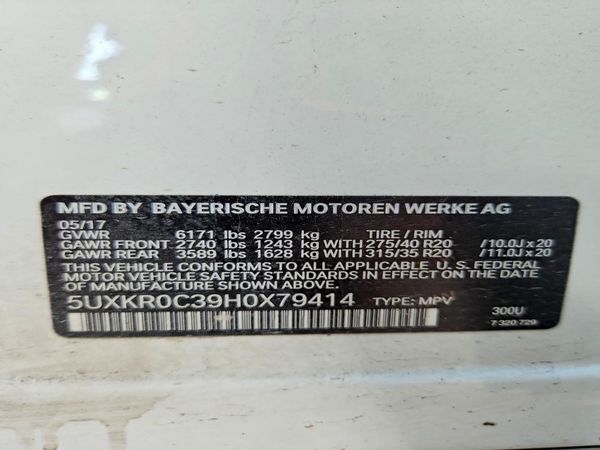 2017 BMW X5 xDrive35i