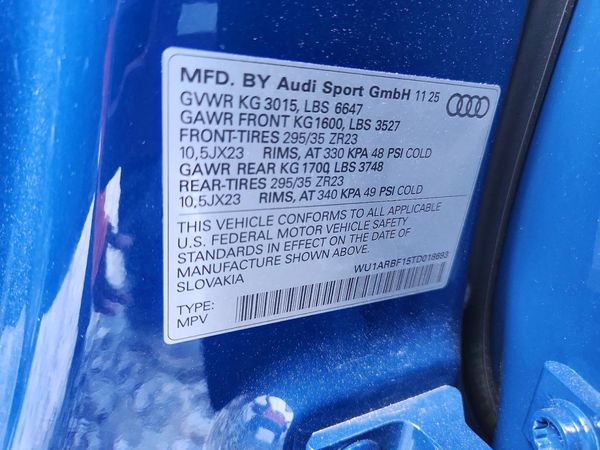 2026 AUDI RS Q8