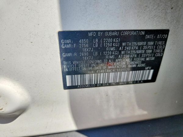 2020 SUBARU OUTBACK Limited+M/R+NAVI(HK)
