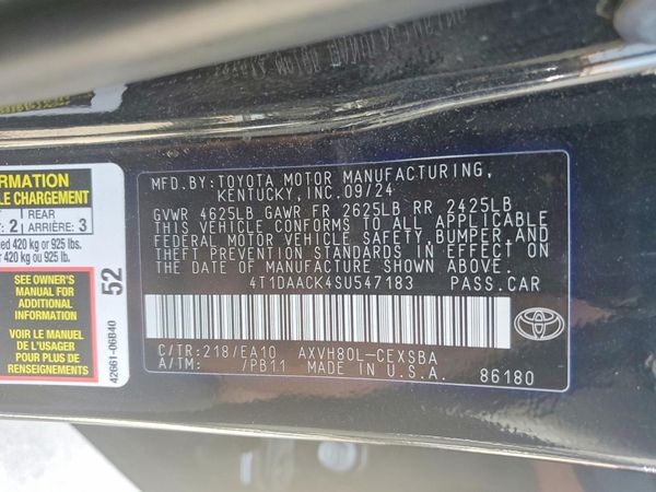 2025 TOYOTA CAMRY