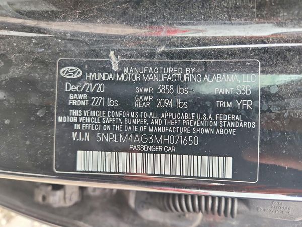 2021 HYUNDAI ELANTRA SEL