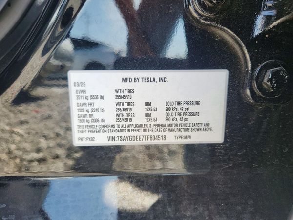 2026 TESLA MODEL Y