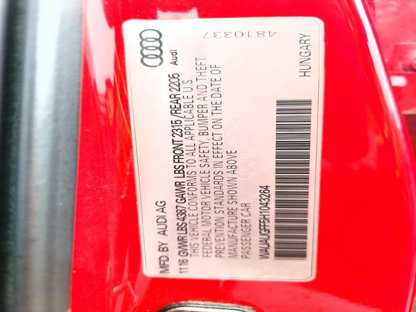 2017 AUDI A3 Premium
