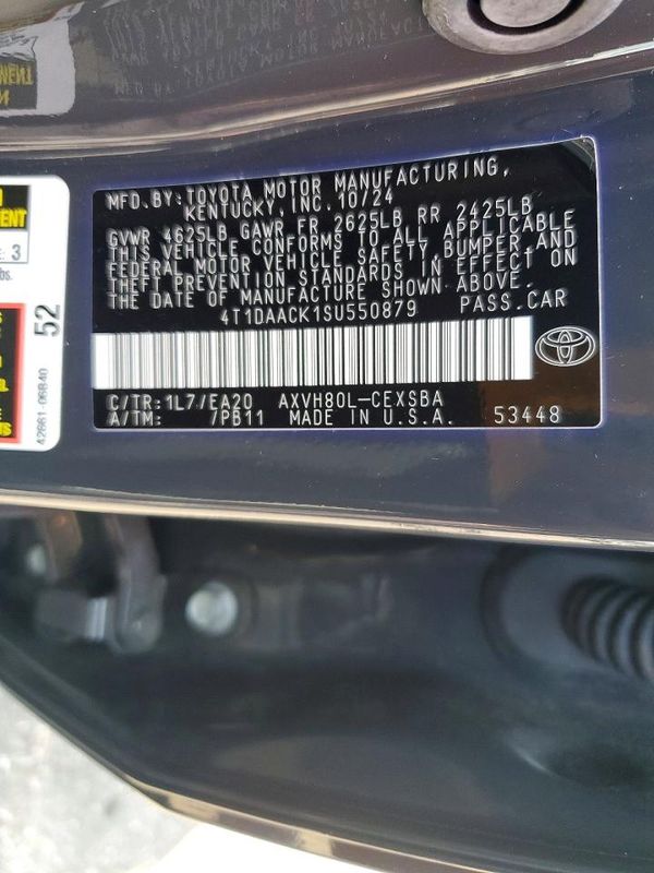 2025 TOYOTA CAMRY