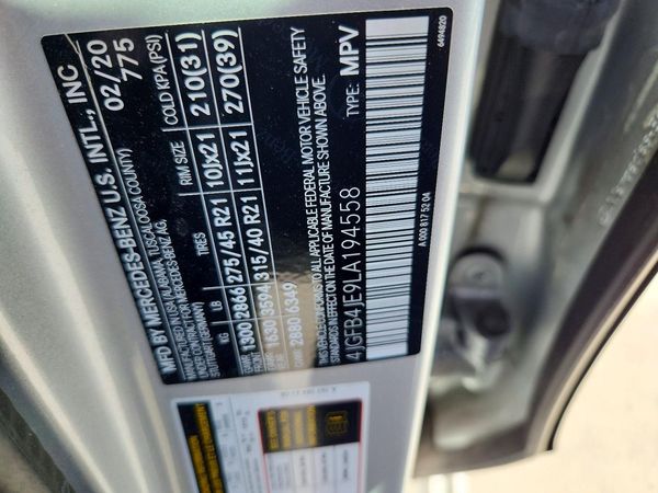 2020 MERCEDES-BENZ GLE GLE350