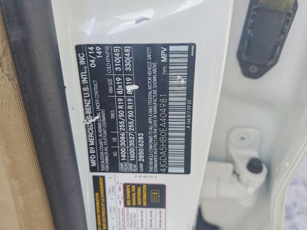 2014 MERCEDES-BENZ ML ML350 4-MATIC