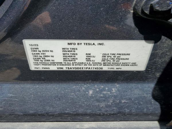 2023 TESLA MODEL Y