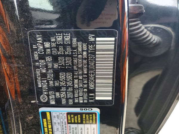 2020 HYUNDAI PALISADE SEL w/ Convenience Pkg — VINS