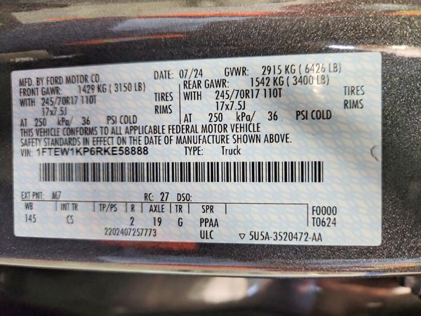 2024 FORD F150