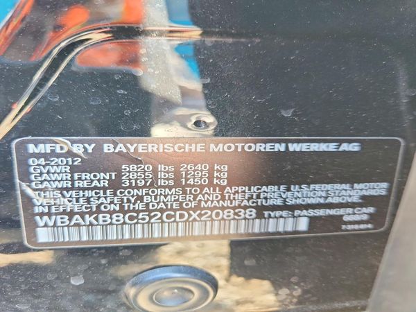 2012 BMW 750 750Li/Alpina B7