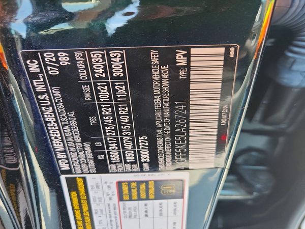 2020 MERCEDES-BENZ GLS GLS450-4M