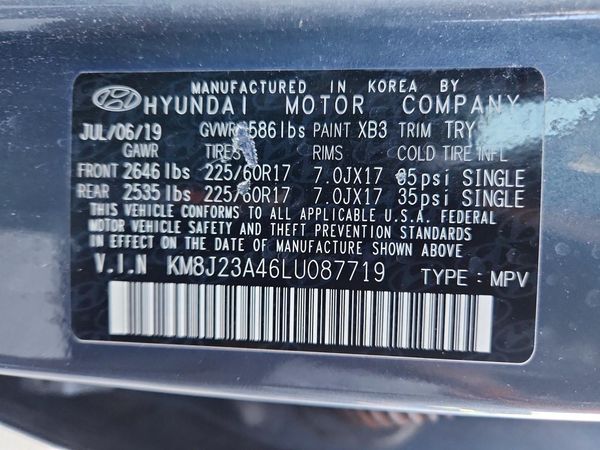 2020 HYUNDAI TUCSON