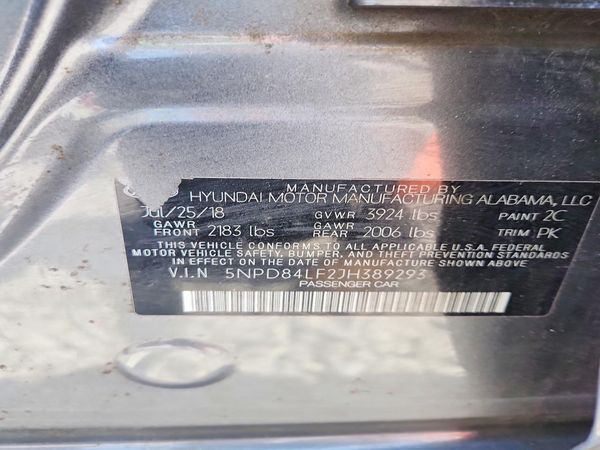 2018 HYUNDAI ELANTRA