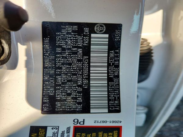 2016 TOYOTA CAMRY