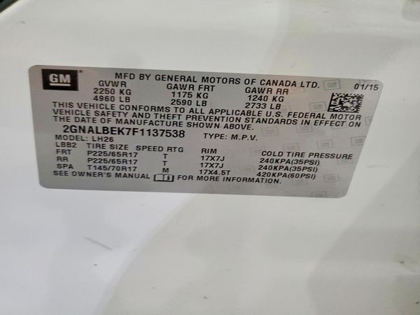 2015 CHEVROLET EQUINOX
