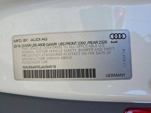 2018 AUDI A5