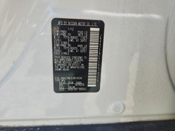 2012 INFINITI QX56 BASE