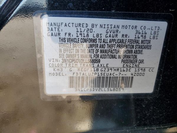 2020 NISSAN KICKS