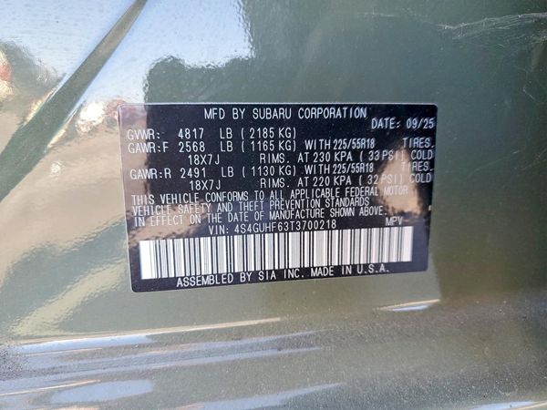 2026 SUBARU CROSSTREK