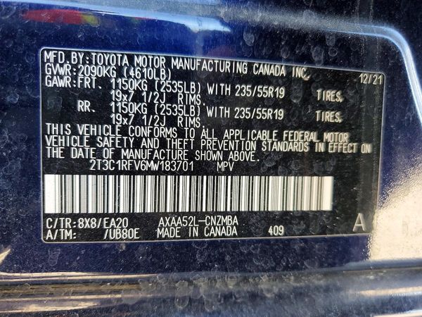2021 TOYOTA RAV4 XLE Premium