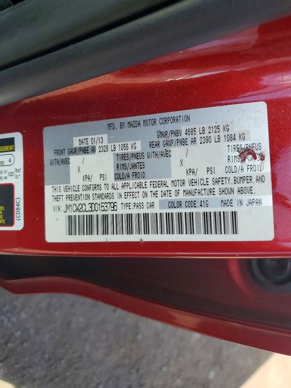 2013 MAZDA 5 Touring/GS