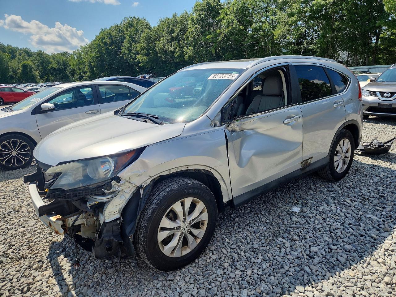 2014 HONDA CRV EX-L — Front 3/4