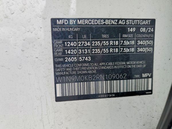 2024 MERCEDES-BENZ EQB EQB 300 4MATIC