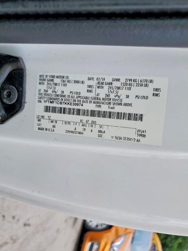 2019 FORD F150