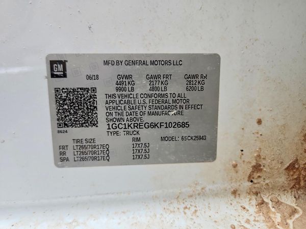 2019 CHEVROLET SILVERADO Work Truck/Fleet/Base