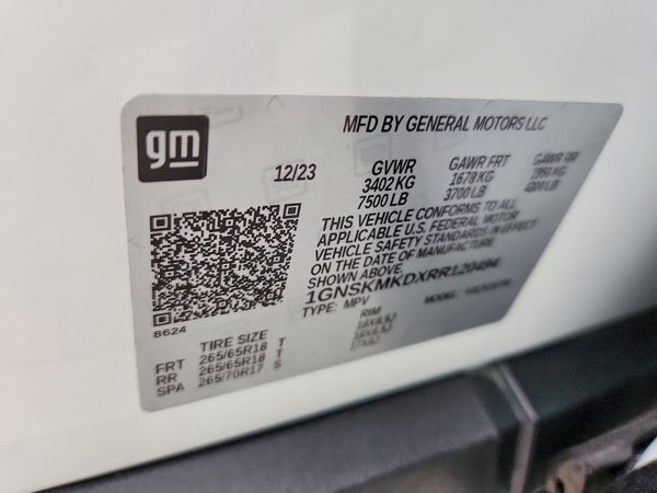 2024 CHEVROLET TAHOE LS — VINS