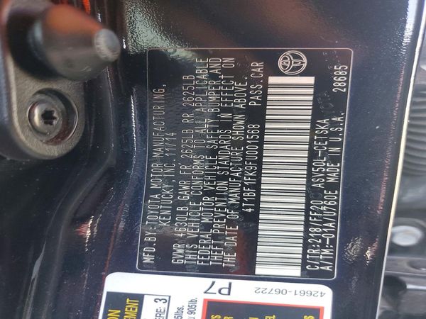 2015 TOYOTA CAMRY