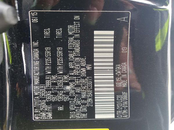 2015 LEXUS RX 350