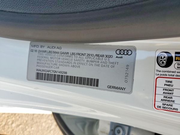 2016 AUDI S7 quattro