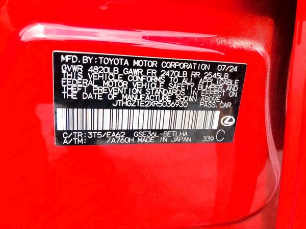 2024 LEXUS IS 350 350 F Sport