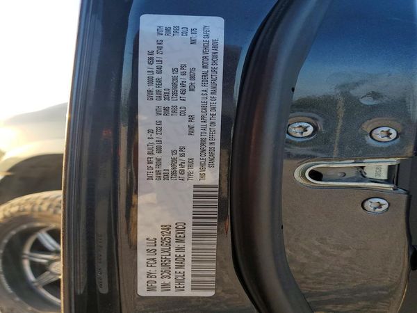 2020 RAM 2500